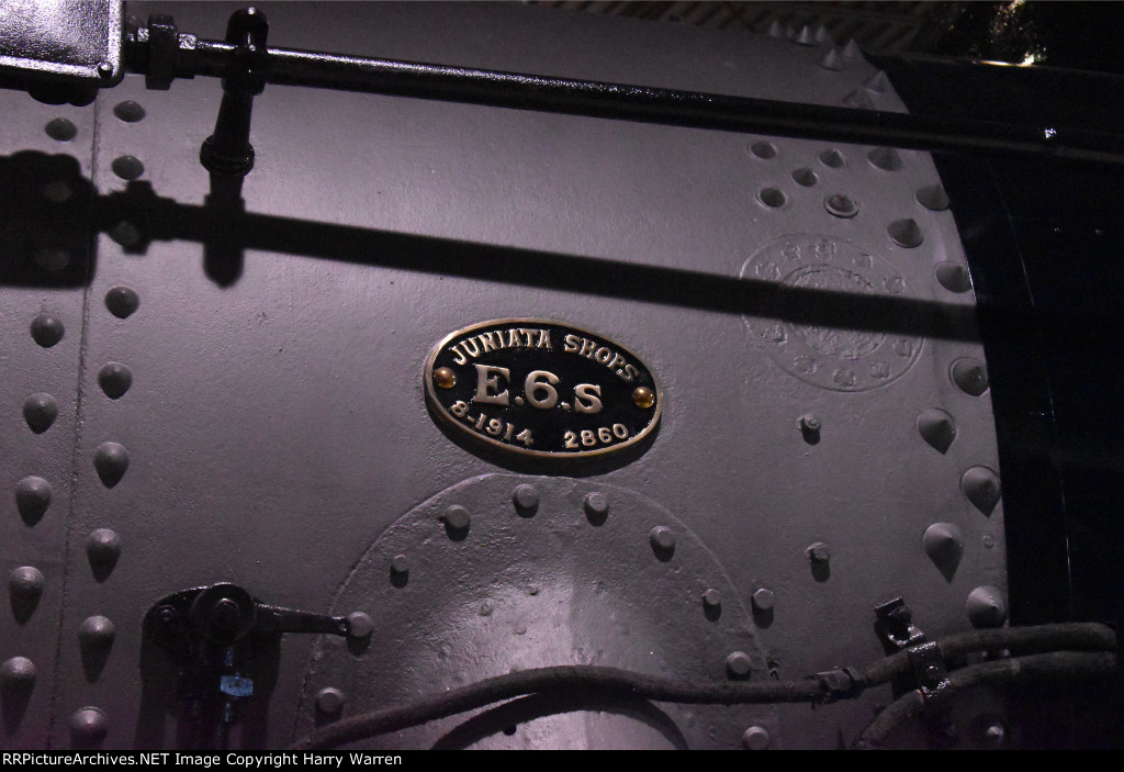 PRR 460 Builders Plate